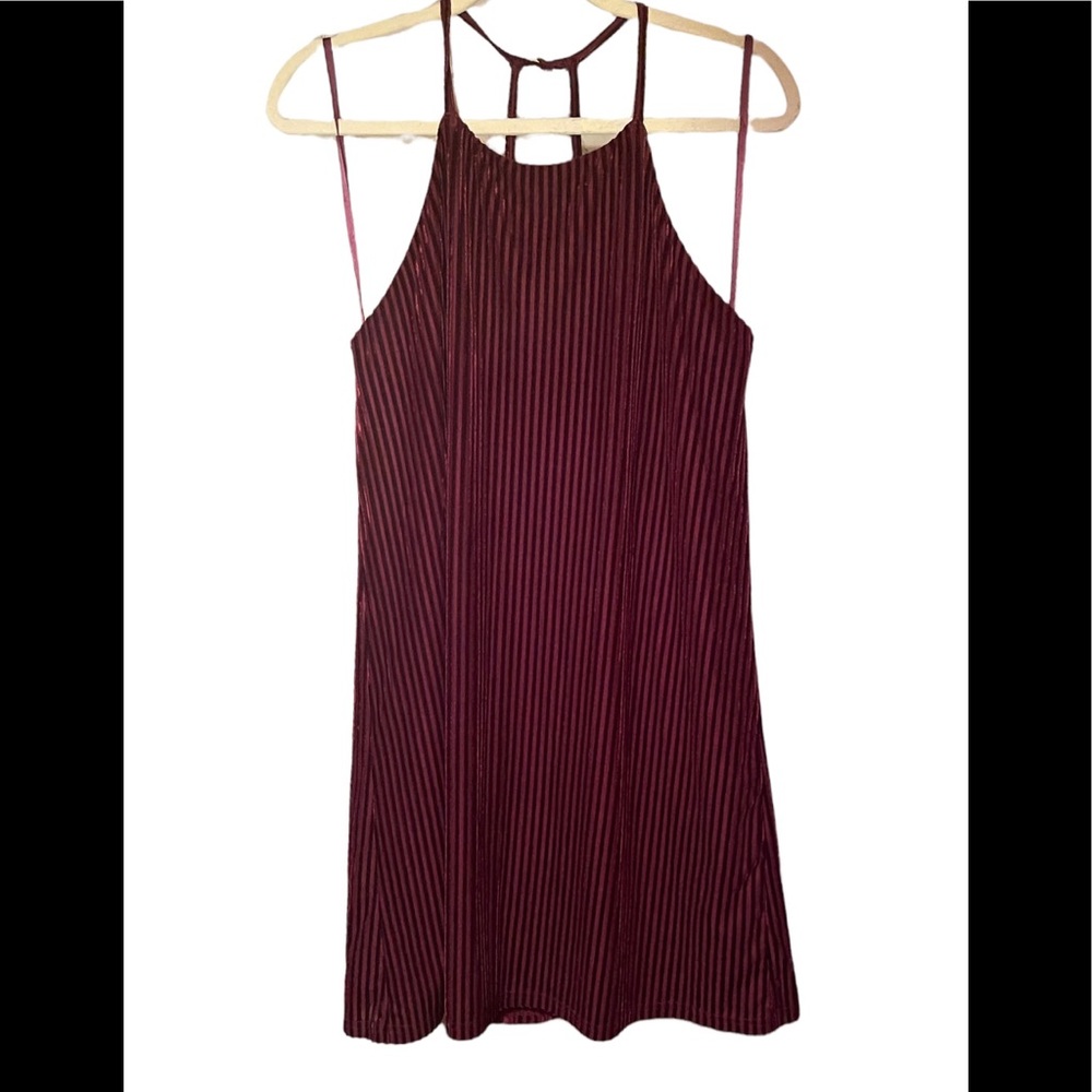 Floral Femme Velvet Ribbed Dress